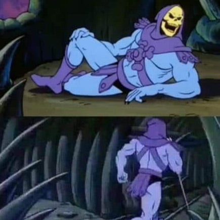 Funko Pop! Meme Skeletor allongé