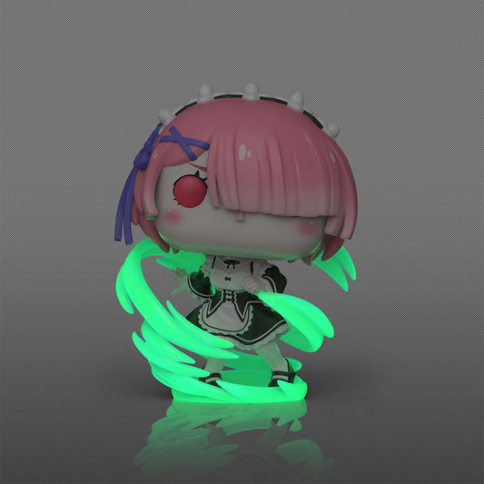 Funko Pop! Plus Anime Re:Zero Ram Wind Magic Glows in the Dark Exclusive