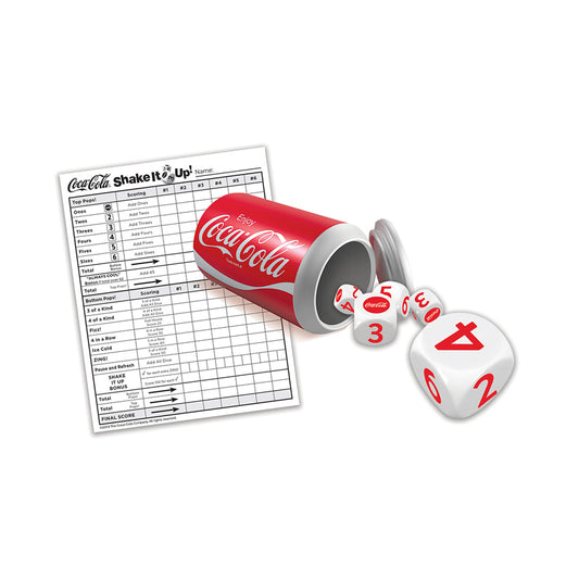 Coca-Cola: Shake It Up! Collectible Dice Game - Refreshing and Fun!