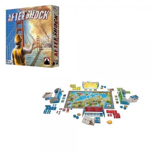 Aftershock: San Francisco and Venice Board Game – Rebuild, Negotiate, and Take Control