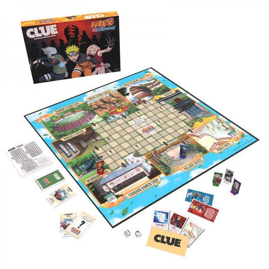 Clue: Naruto Board Game – Defend the Hidden Leaf and Unmask the Akatsuki