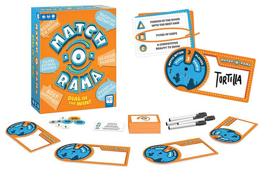 Match-O-Rama – Le jeu de société hilarant où il faut tenter sa chance et deviner les réponses des autres
