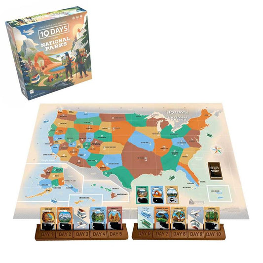 10 Days in the National Parks USA Board Game - Let the Journey Begin!