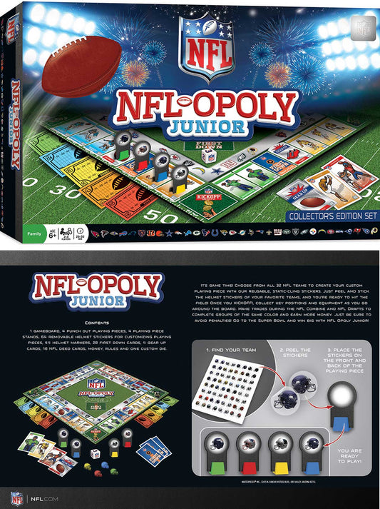 NFL Junior Opoly – Build Your Dream Team and Race to the Super Bowl