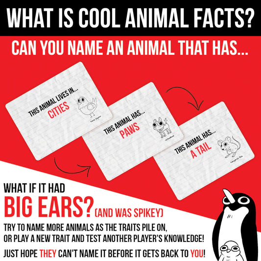 Cool Animal Facts – Fast-Paced Trait-Matching Party Game