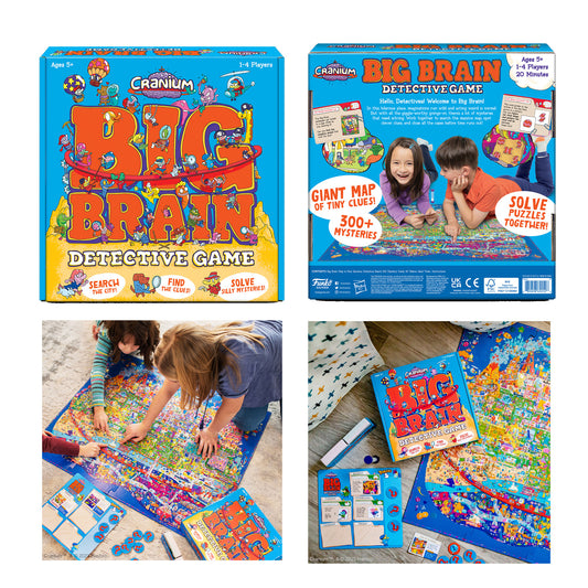 Cranium: Big Brain Detective – Cooperative Mystery Game for Kids and Families