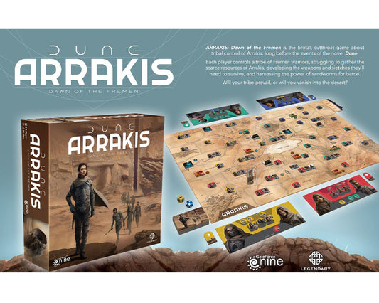 Dune : Arrakis, l'Aube des Fremen - Jeu de plateau de stratégie tribale brutale pour la survie sur Arrakis