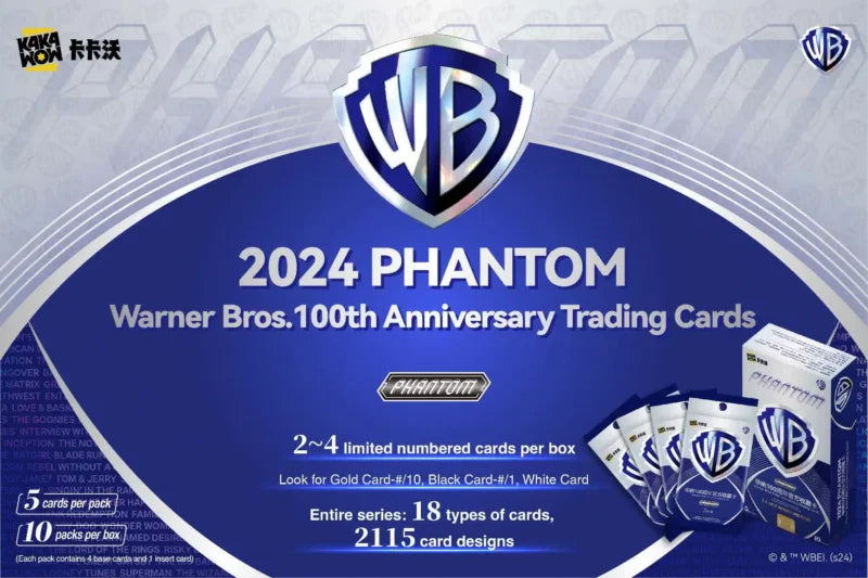 2024 KAKAWOW PHANTOM WARNER BROS 100TH ANNIVERSARY HOBBY BOX