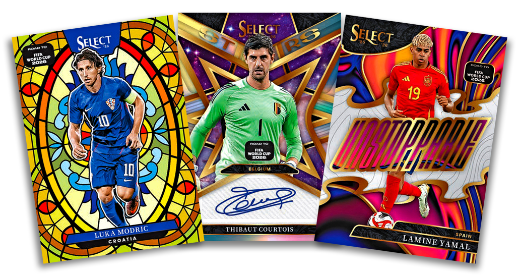 Boîte de collection Panini Select Coupe du Monde 2026