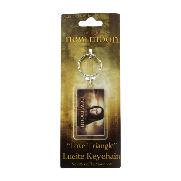 PORTE-CLÉS TWILIGHT NEW MOON TRIANGLE AMOUREUX