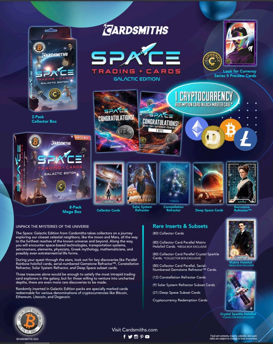 2025 CARDSMITHS CURENCY SPACE SERIES 1 MEGA BOX