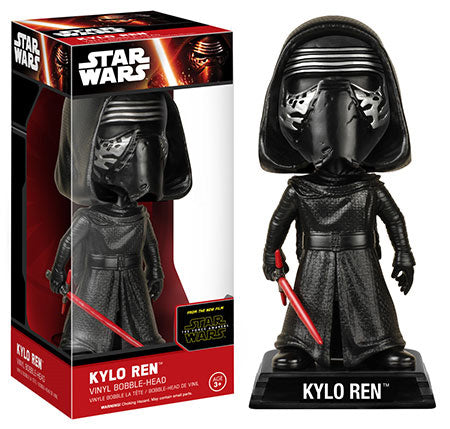 Figurine Funko Wacky Wobbler Star Wars Le Réveil de la Force Kylo Ren avec capuche