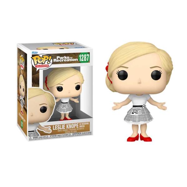 Funko Pop! Parks and Recreation Leslie en robe de mariée