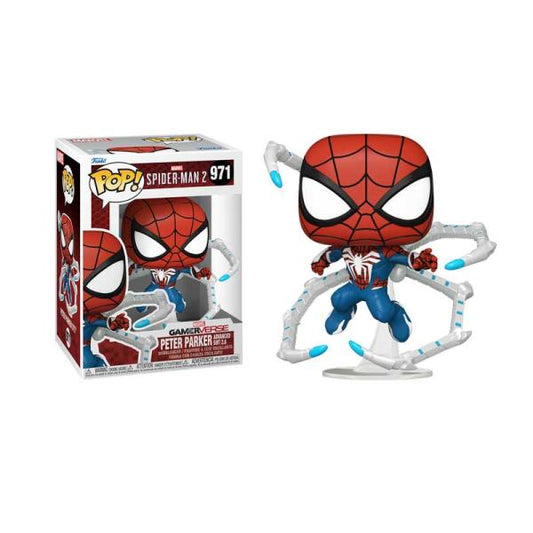 Funko Pop! Spider-Man 2 Peter Parker Costume Avancé 2.0