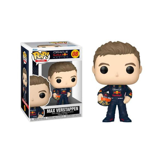 Funko Pop! Racing Formule 1 Max Verstappen avec casque Red Bull