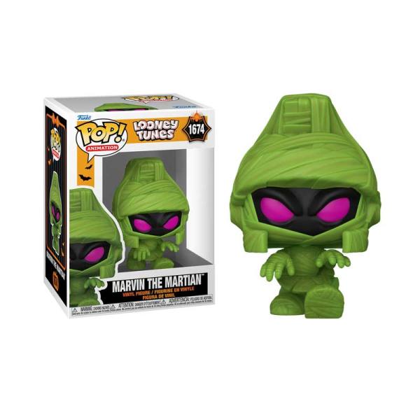 Funko Pop! Looney Tunes Marvin le Martien Momie d'Halloween