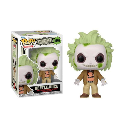 Funko Pop! Bettlejuice 2 Beetlejuice in Cardigan *CHASE*
