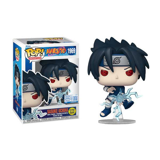 Funko Pop! Anime Naruto Classic Sasuke Chidori Glow-in-the-Dark Exclusive