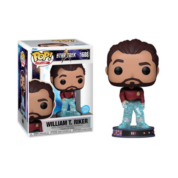 Figurine Funko Pop! Plus Star Trek William T. Riker à paillettes
