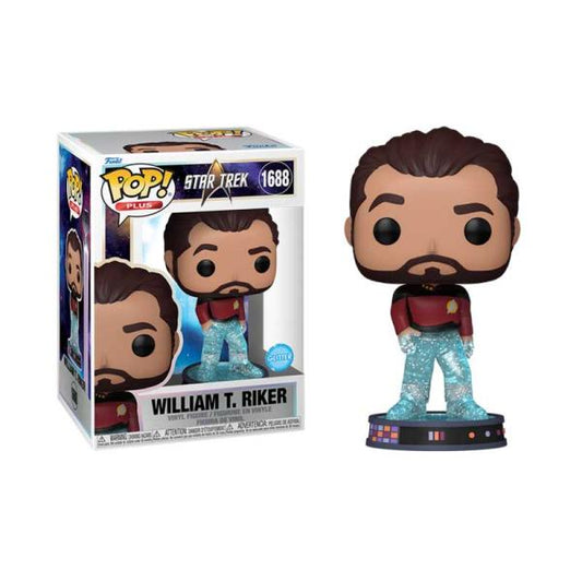 Figurine Funko Pop! Plus Star Trek William T. Riker à paillettes