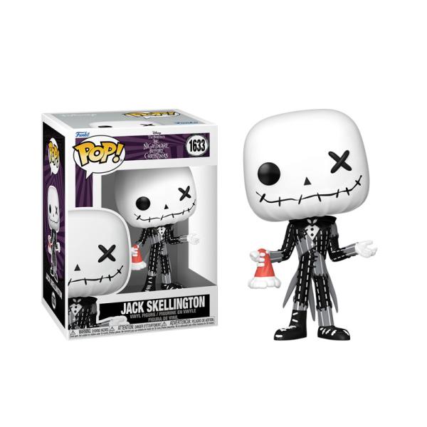 Funko Pop! Disney L'Étrange Noël de Monsieur Jack Jack Skellington avec un chapeau de Père Noël