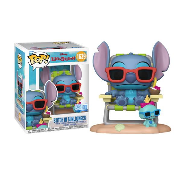 Funko Pop! Disney Stitch en transat (Exclusivité)