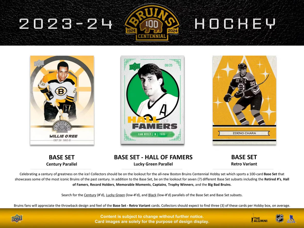 2023-24 Boston Bruins Centennial Hobby Box