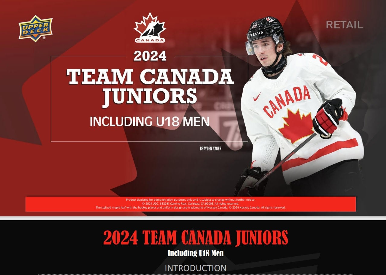 LIVE RIP 2024 Team Canada Juniors Blaster Box