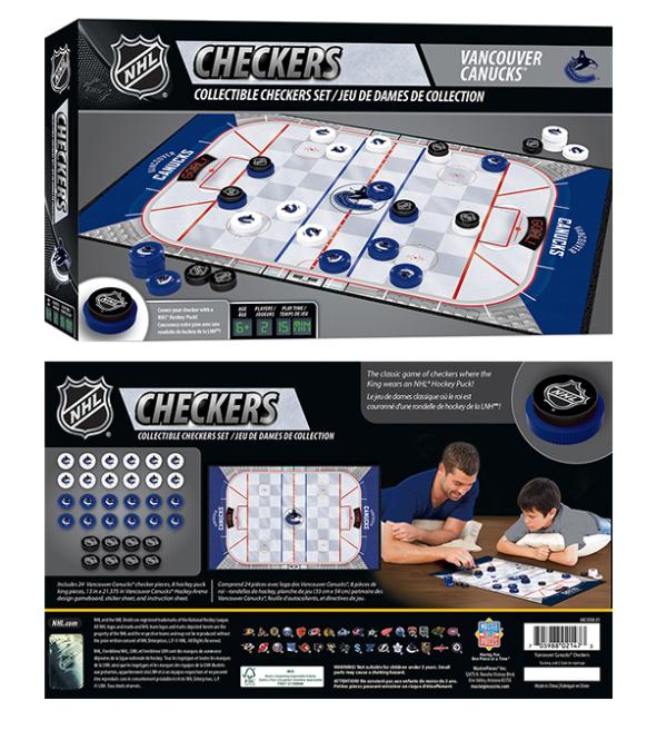 NHL CHECKERS CANUCKS