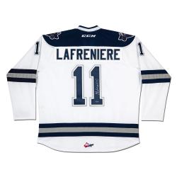 ALEXIS LAFRENIERE AUTO OCEANIC RIMOUSKI CCM WHITE JERSEY