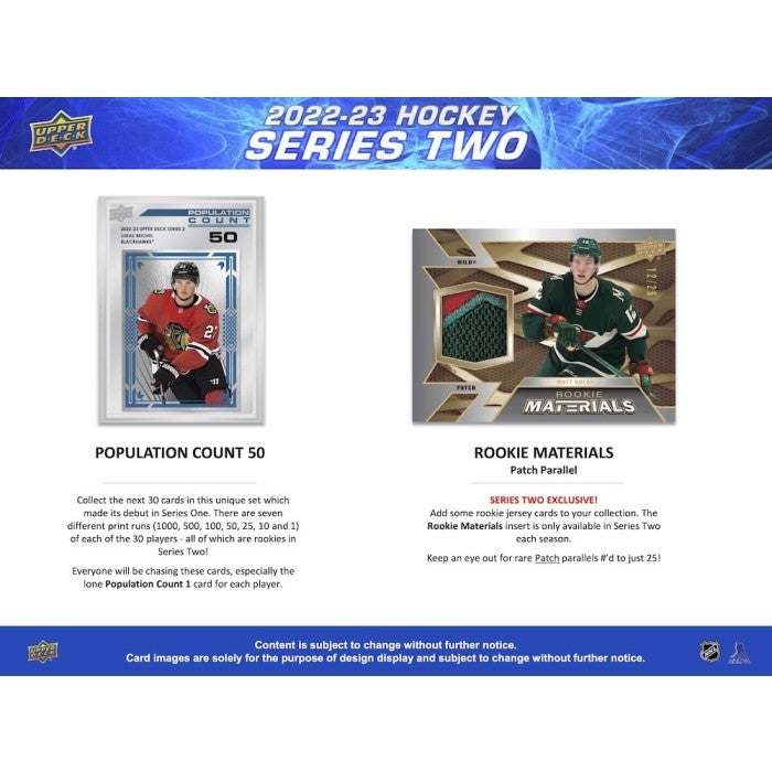 2022-23 UPPER DECK SERIES 2 HOCKEY HOBBY BOX