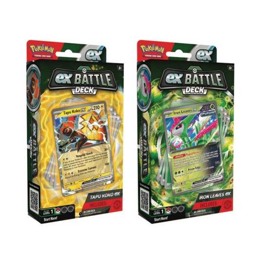 POKEMON ex BATTLE DECK TAPU KOKO/IRON LEAVES