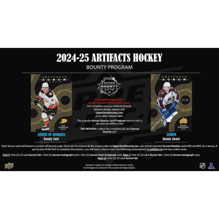 2024-25 UPPER DECK ARTIFCATS HOCKEY HOBBY BOX
