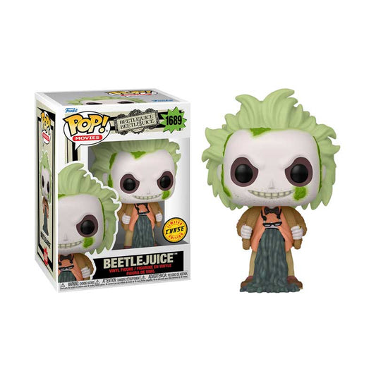 Funko Pop! Bettlejuice 2 Beetlejuice in Cardigan *CHASE*
