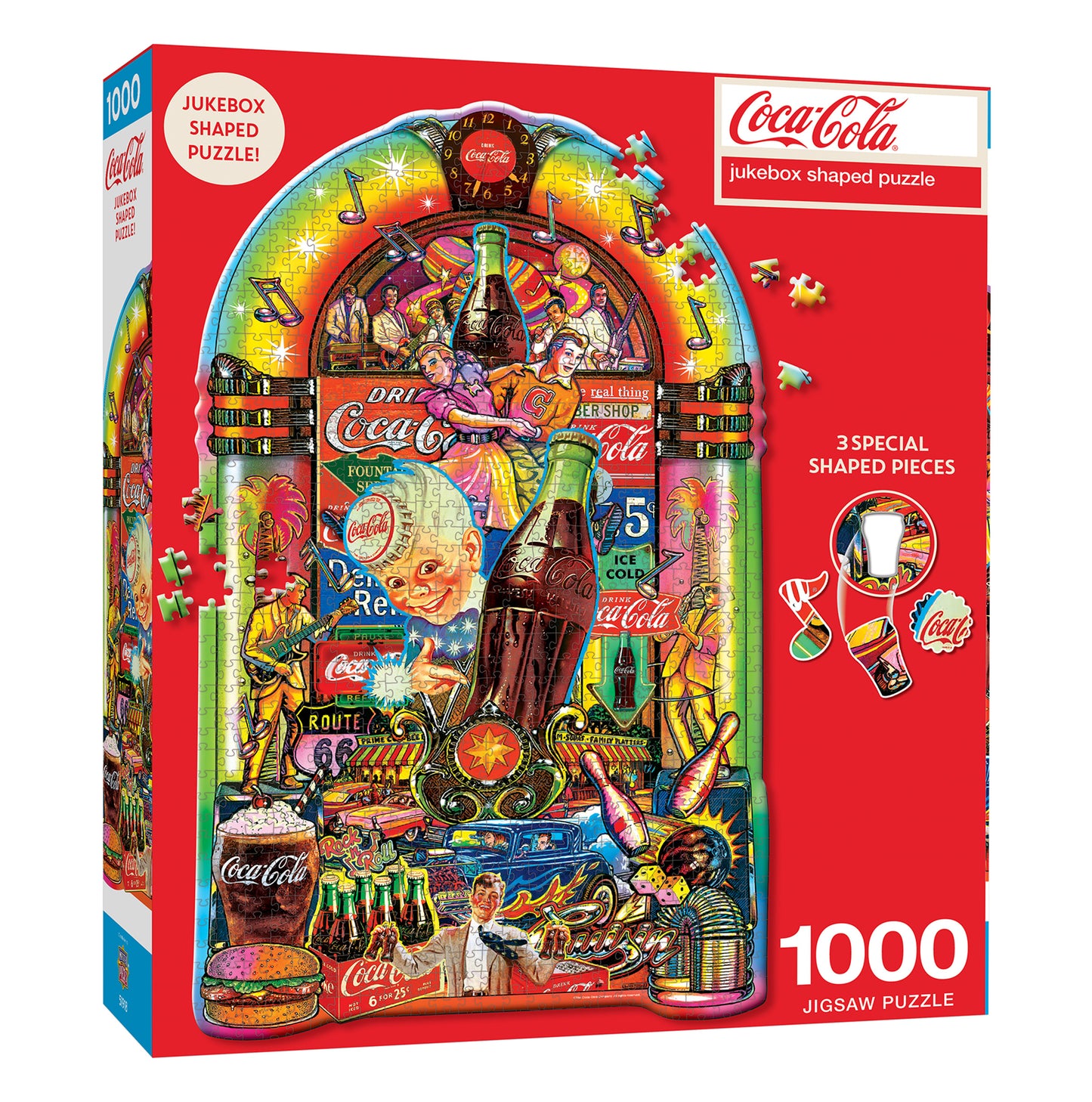 Coca-Cola : Puzzle Jukebox de 1000 pièces - Rafraîchissant et amusant !