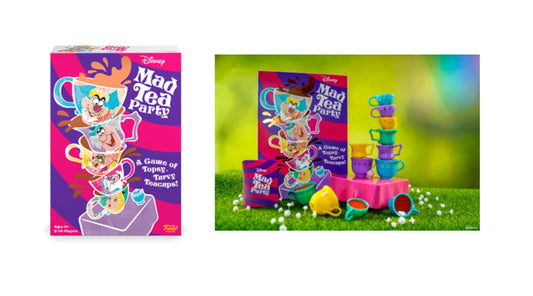 Disney Mad Tea Party – Multilingual Teacup Stacking Game - Perfect for the Family!