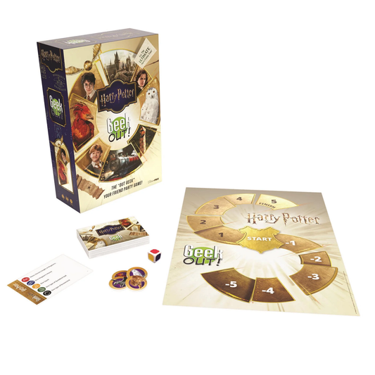 Geek Out ! – Édition Harry Potter – Jeu de cartes de questions-réponses et de bluff pour les fans du monde des sorciers