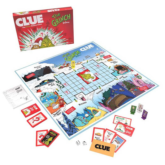 Clue: Dr. Seuss – How the Grinch Stole Christmas Board Game – Solve the Whoville Holiday Mystery
