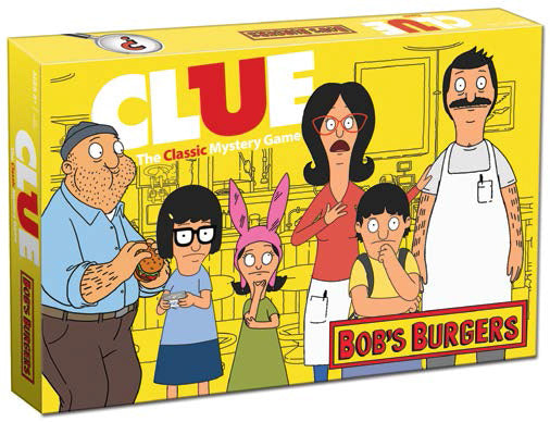 Indice : Jeu de société Bob's Burgers – Un mystère dans l'appartement des Belcher