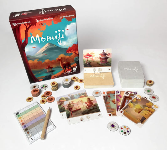 Momiji – Un jeu de cartes stratégique sur le thème des feuilles d'automne dans le jardin impérial