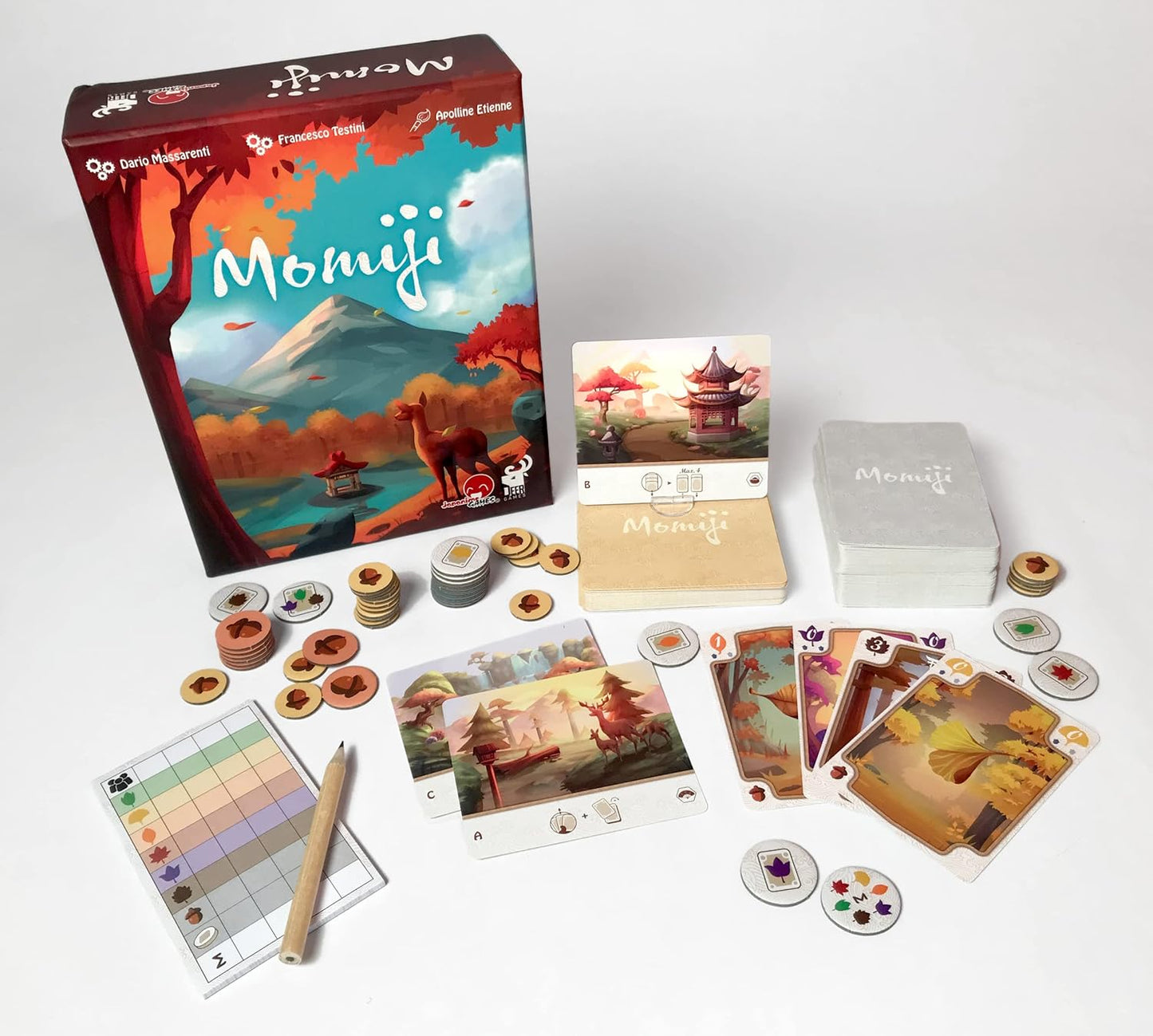 Momiji – Un jeu de cartes stratégique sur le thème des feuilles d'automne dans le jardin impérial