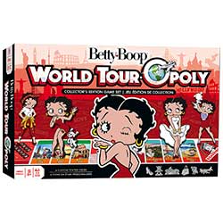 Betty Boop World Tour Opoly Board Game – Travel the Globe with a Timeless Icon
