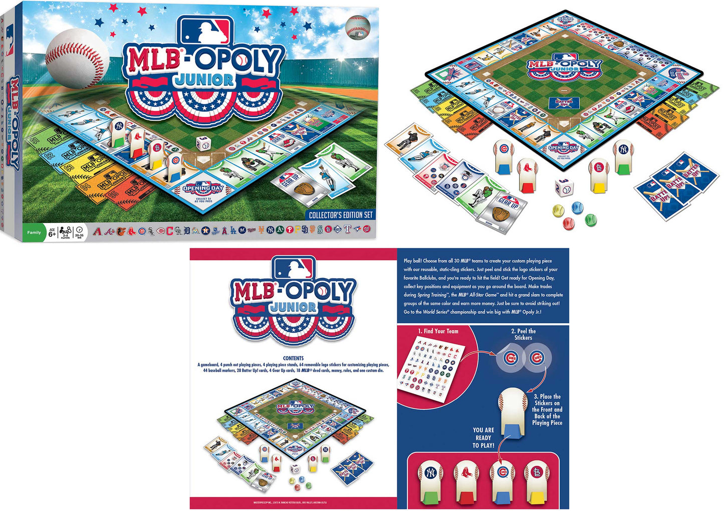 MLB Junior-Opoly – The Ultimate Kids’ Baseball Board Game
