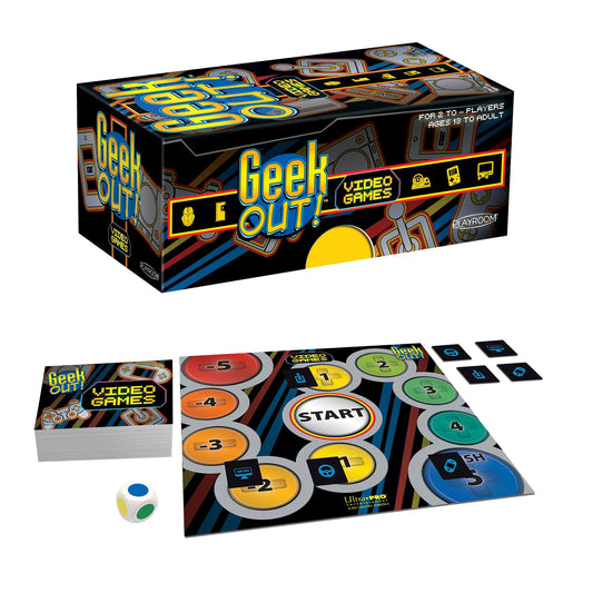 Geek Out ! – Édition Jeux Vidéo – Jeu de questions-réponses pour les fans de jeux vidéo