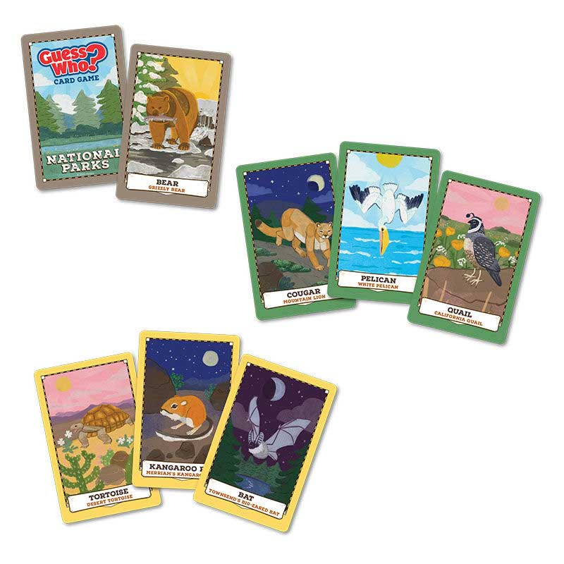 Qui est-ce ? Jeu de cartes-questionnaires – Édition Parcs nationaux