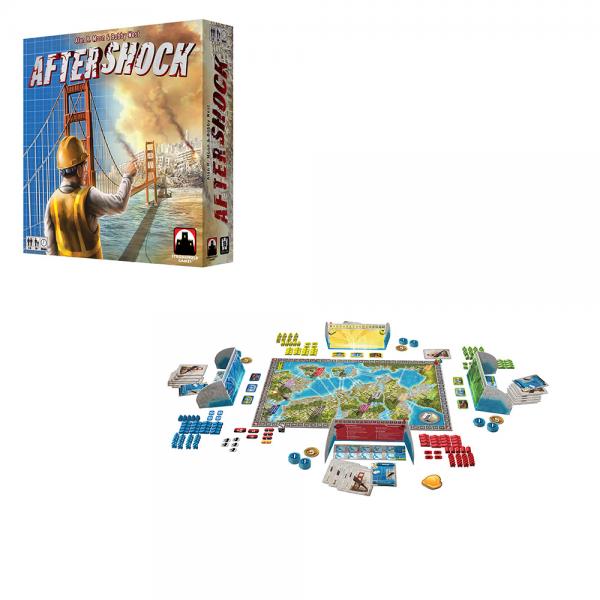 Aftershock: San Francisco and Venice Board Game – Rebuild, Negotiate, and Take Control