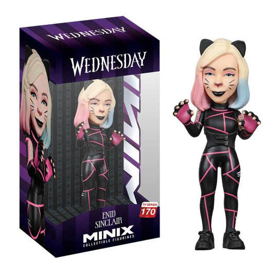 Minix Wednesday Netflix Enid Cat Suit Collectible Figurine