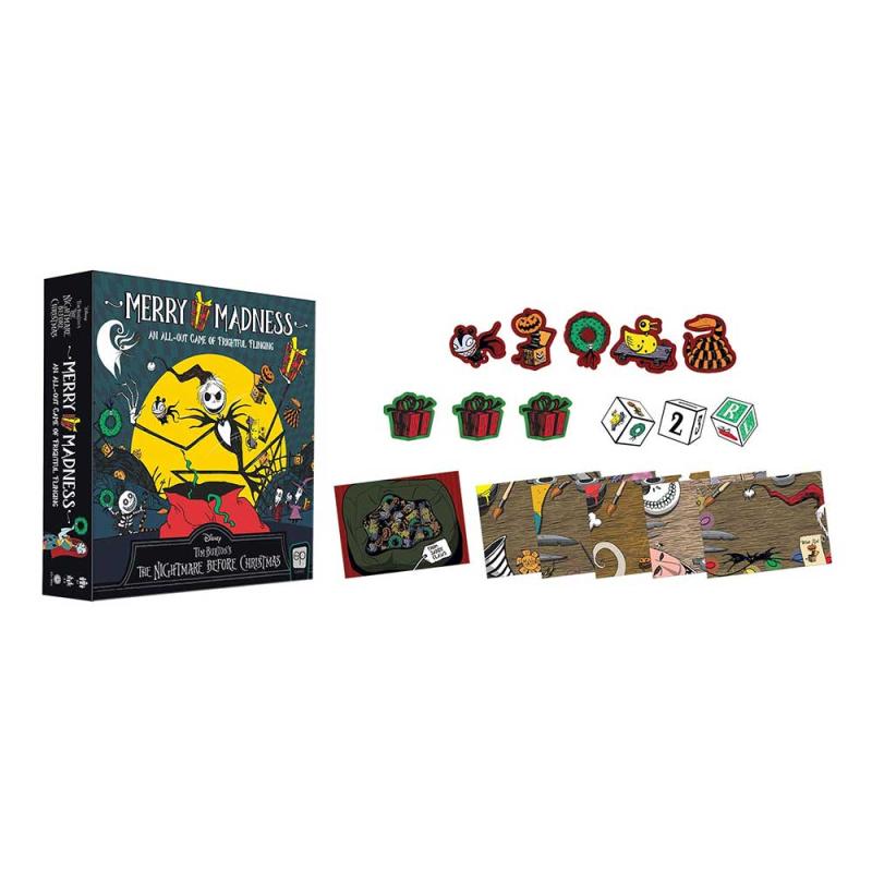 Disney Night Before Christmas : Merry Madness – Un jeu de dés rapide et amusant – Parfait pour toute la famille !