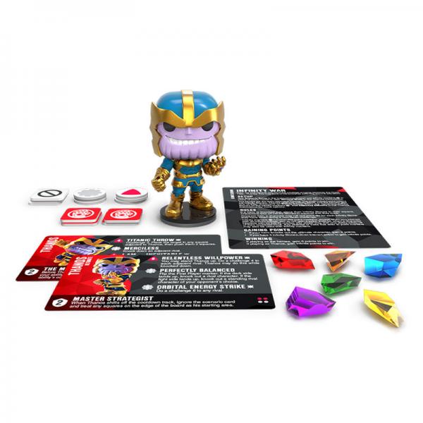 Funkoverse : Marvel 101 – Jeu de plateau stratégique d'extension Thanos (1 pack)
