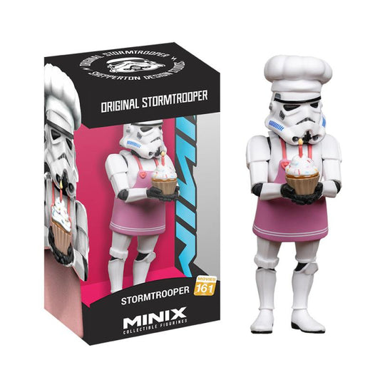 Minix Movies Star Wars Stormtrooper with Cake Collectible Figurine